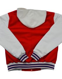 Letterman Jacket Red White