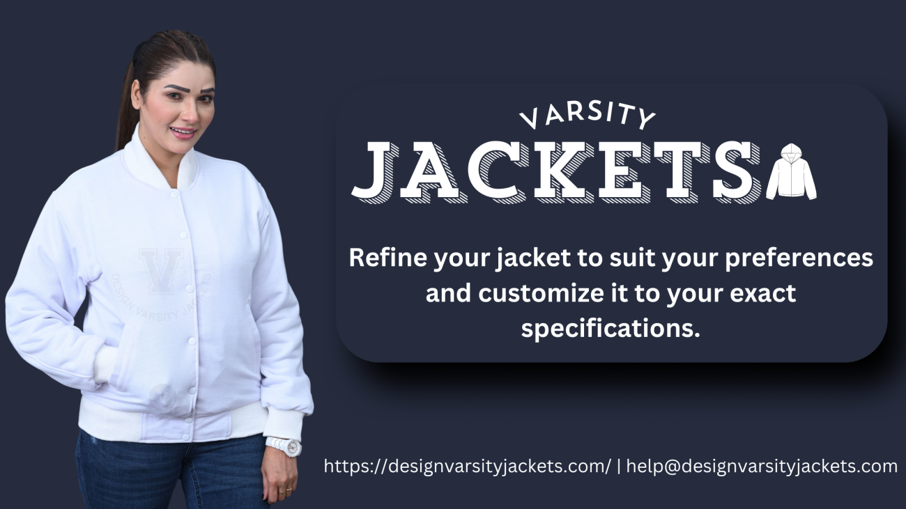 Custom Cotton Varsity Jacket Women
