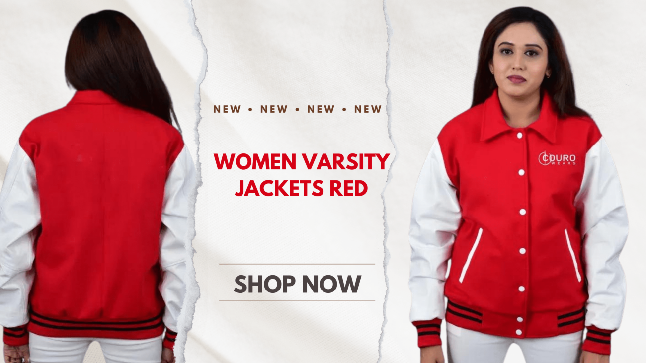Women Varsity Jackets Red