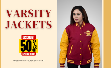 Varsity Jacket Leather Sleeves