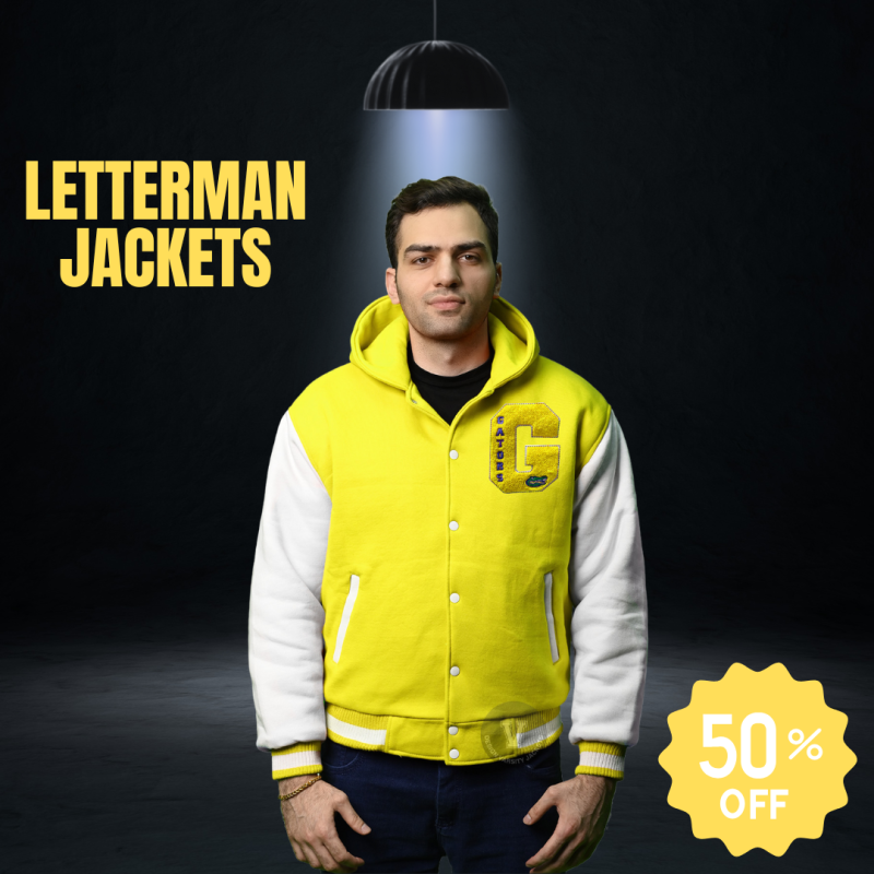 Letterman Jacket With Hoodie