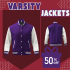 Varsity leather jacket customized