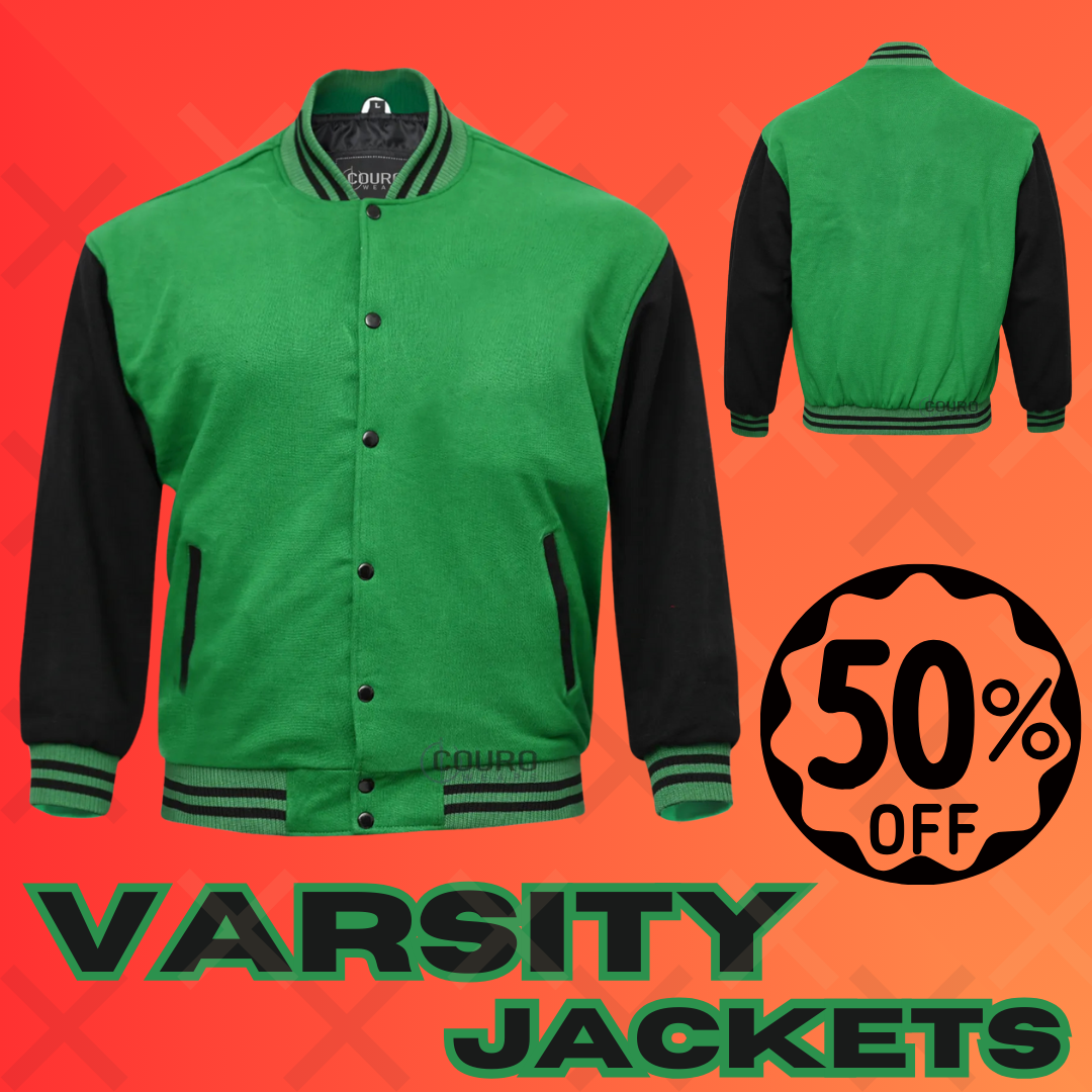 Custom Green Varsity Jackets