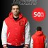 Letterman Jacket red