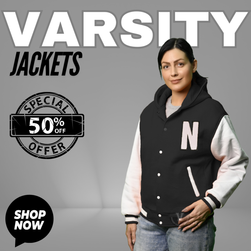 Varsity Jackets With Hood for Women