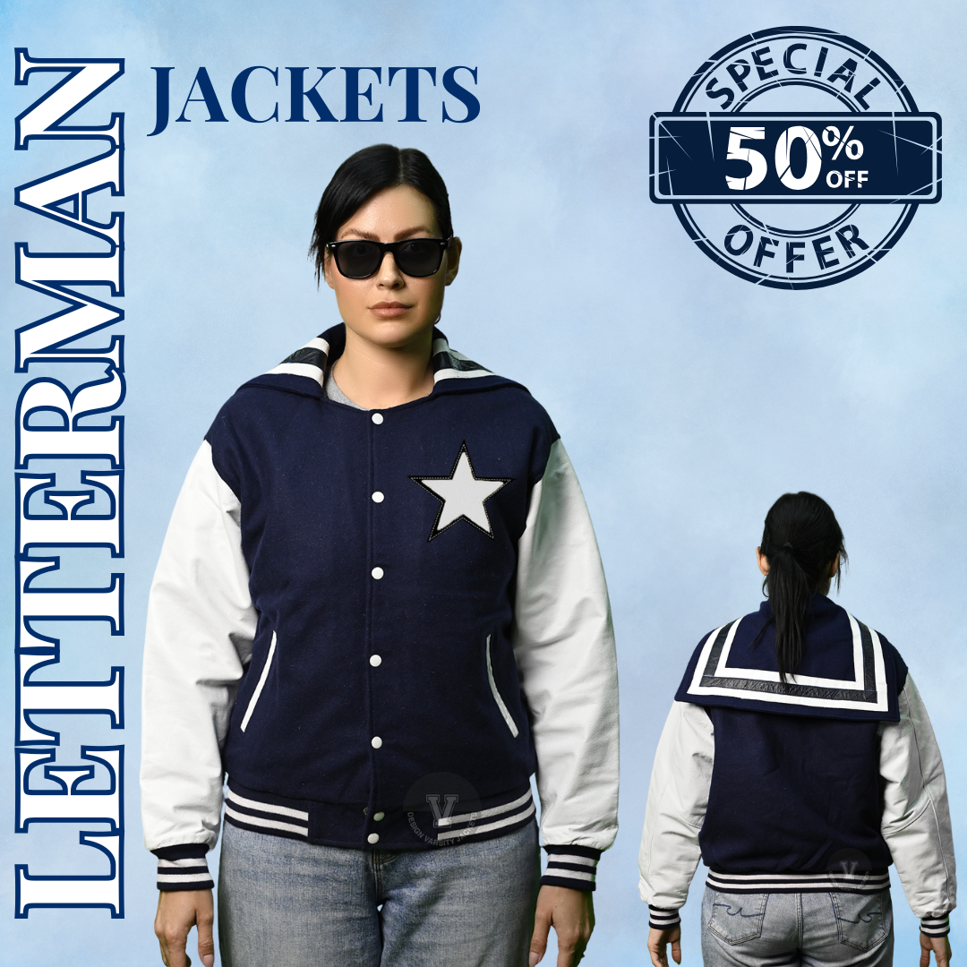 Letterman Jackets Sailor Collar