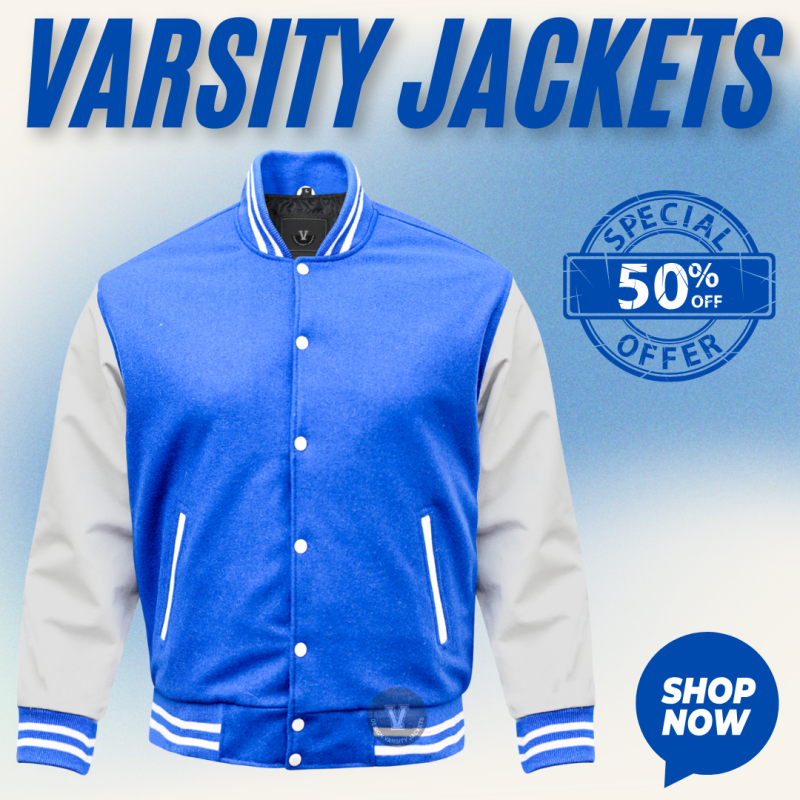 Custom Royal Varsity Jackets